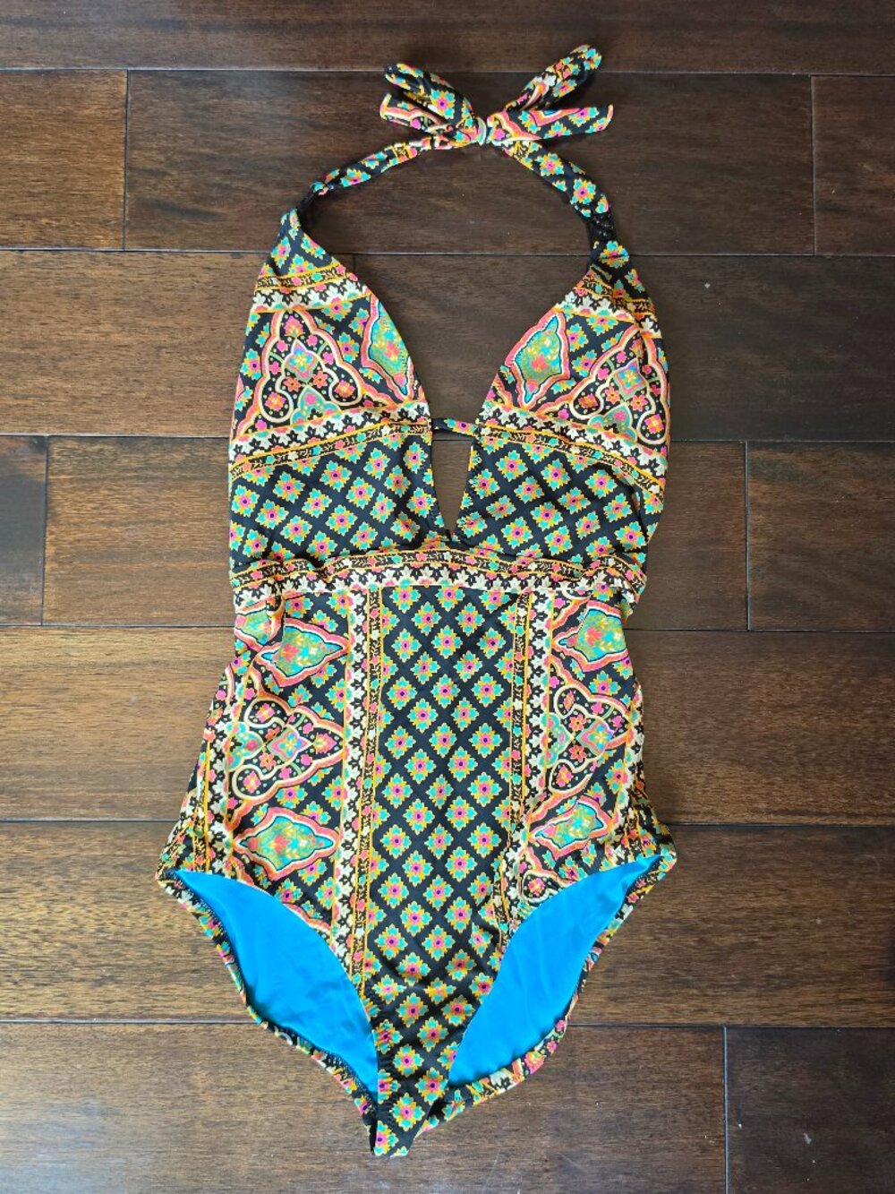 Nanette Lepore Halter One‑Piece Swimsuit – Size XS